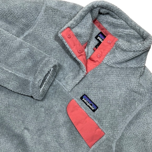 Patagonia Tops - Patagonia Re-Tool Snap-T Pullover Womens S Gray Fleece Sweater Hike Outdoors‎